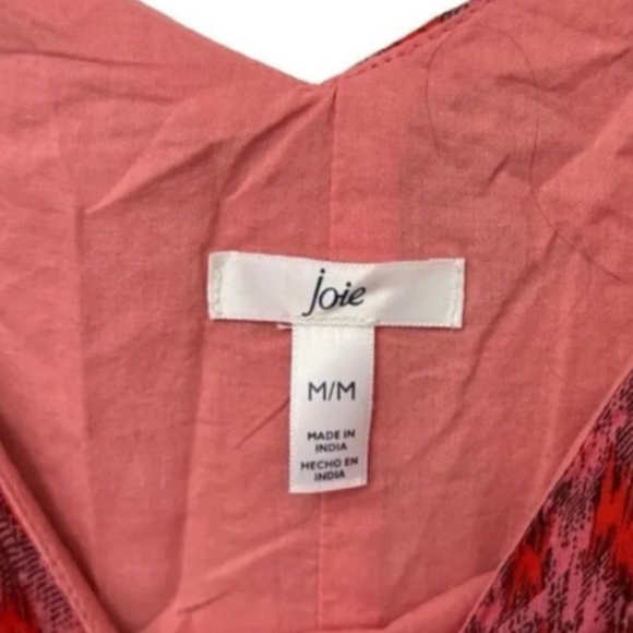 NWT Spring Midi Cotton Joie Maxi tiered dress Tea Rose feminine floral print Med - Picture 7 of 17